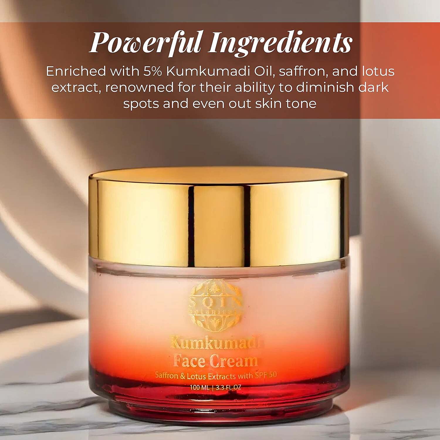 Kumkumadi Face Cream With SPF 50 - 100ml