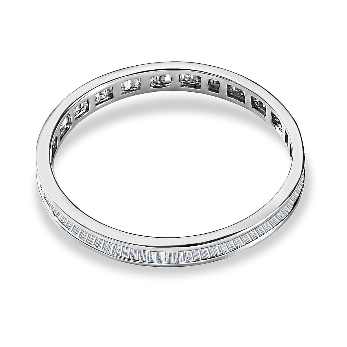 Signature Collection - 950 Platinum SGL Certified (I1-G-H)  Diamond Ring 0.50 Ct.