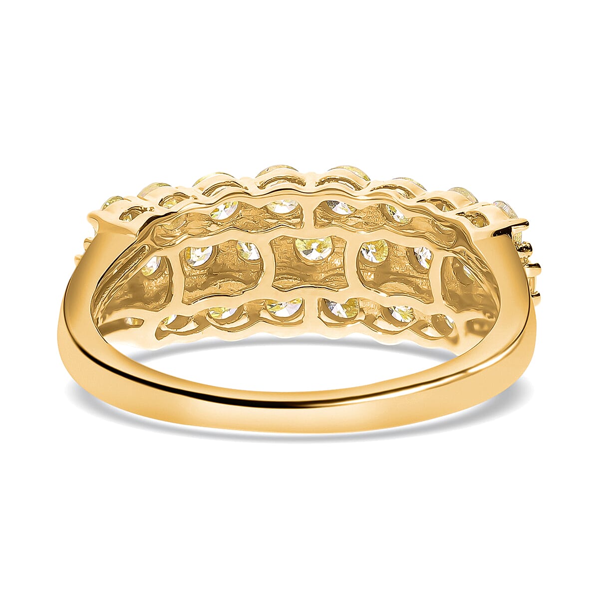 Close Out Deal - 14K Yellow Gold Natural INTENSE Yellow Diamond Ring 2.00 Ct