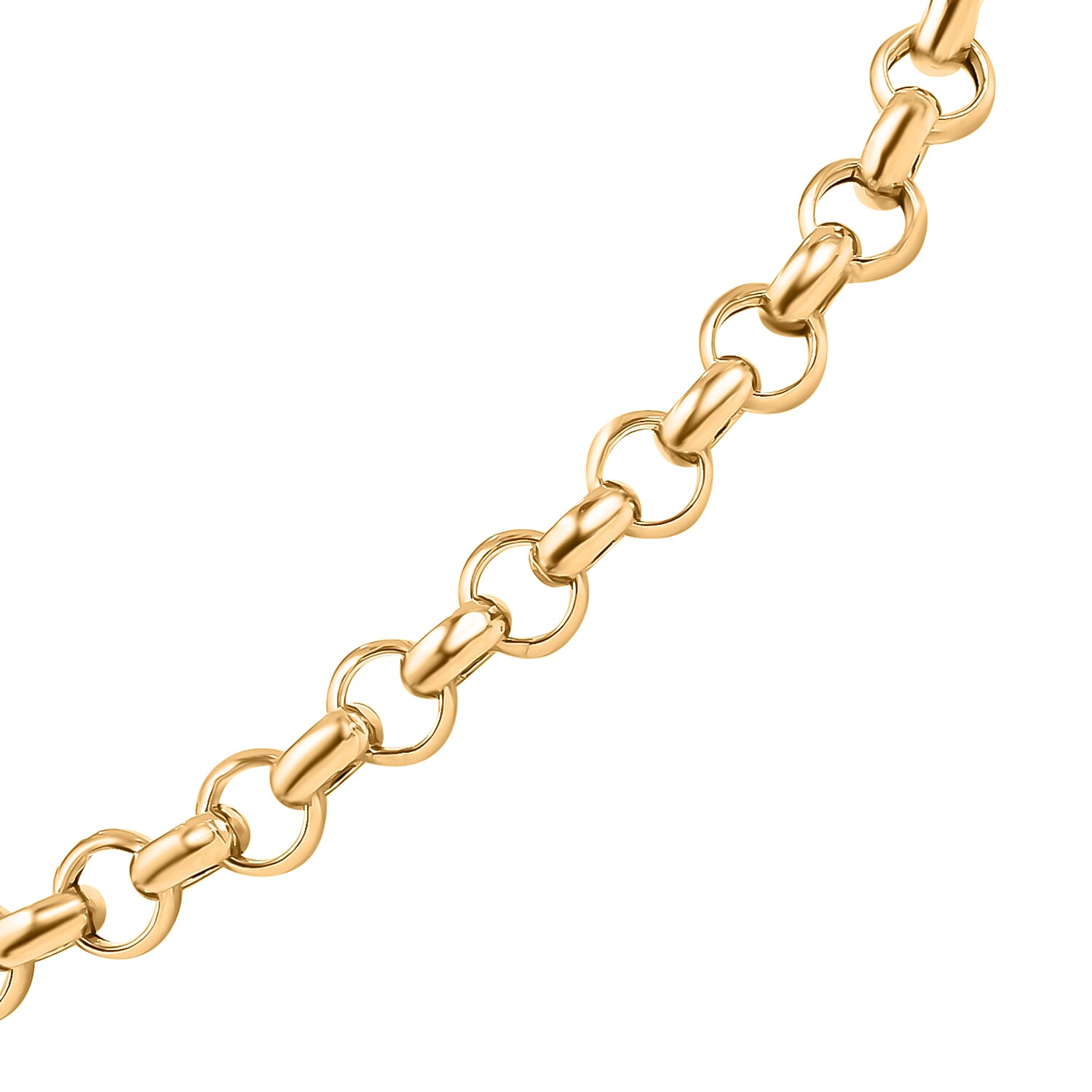 Closeout Deal - 9K Yellow Gold Belcher Bracelet (Size - 7)