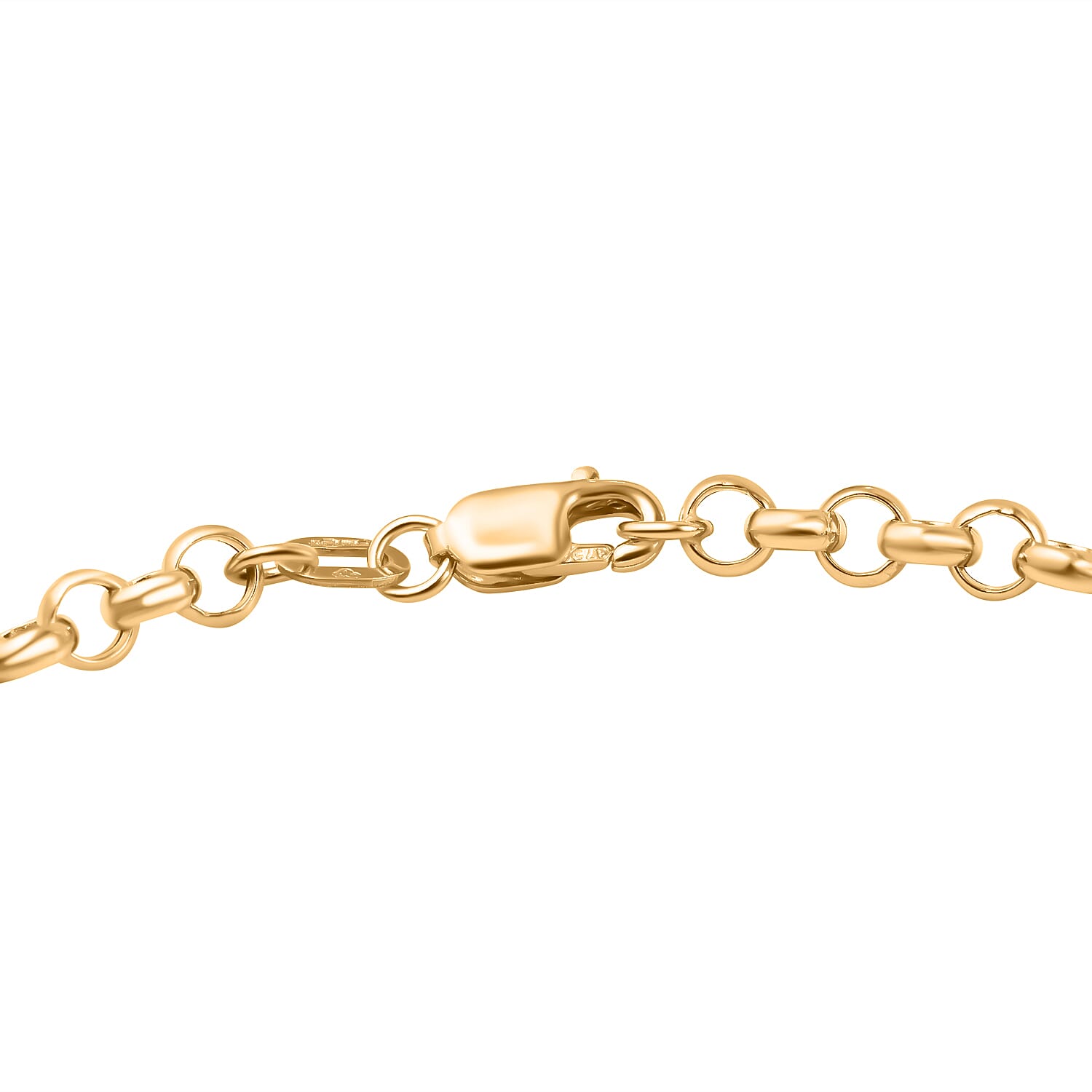 Closeout Deal - 9K Yellow Gold Belcher Bracelet (Size - 7)