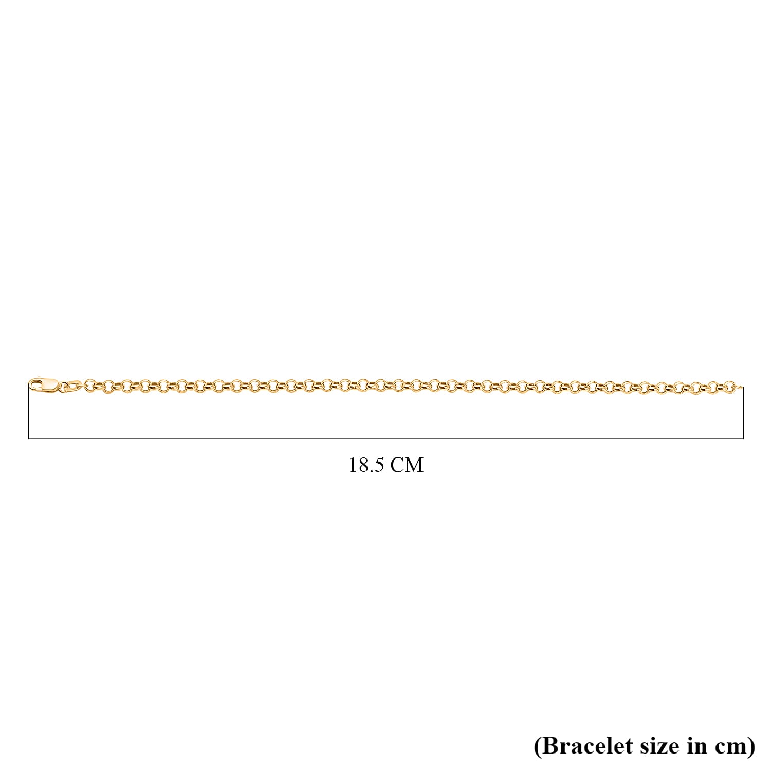 Closeout Deal - 9K Yellow Gold Belcher Bracelet (Size - 7)