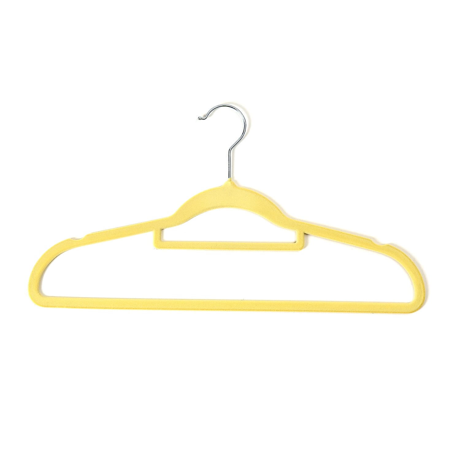 Set of 24 Antislip Velvet Hangers - Green
