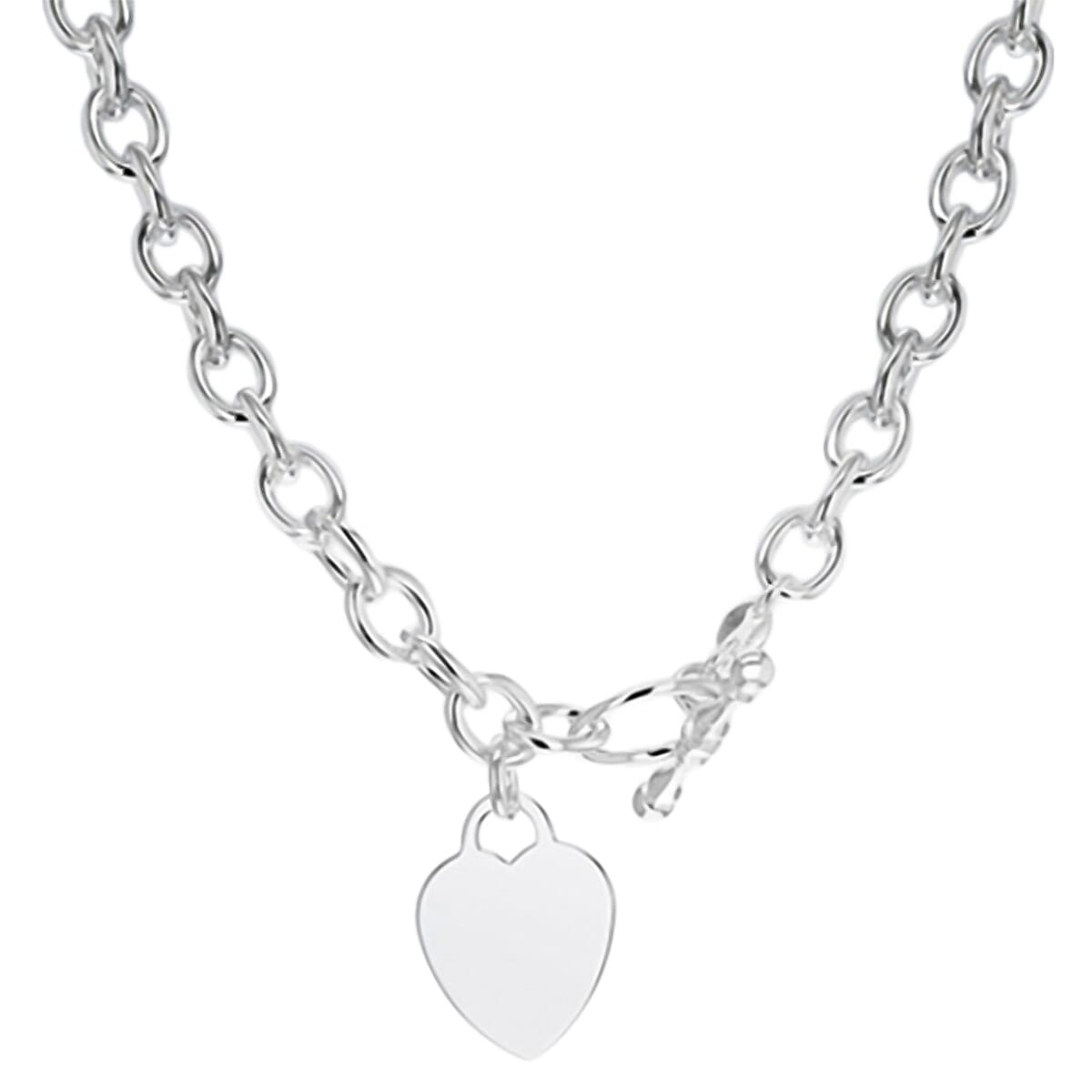 Sterling Silver Necklace (Size - 18)
