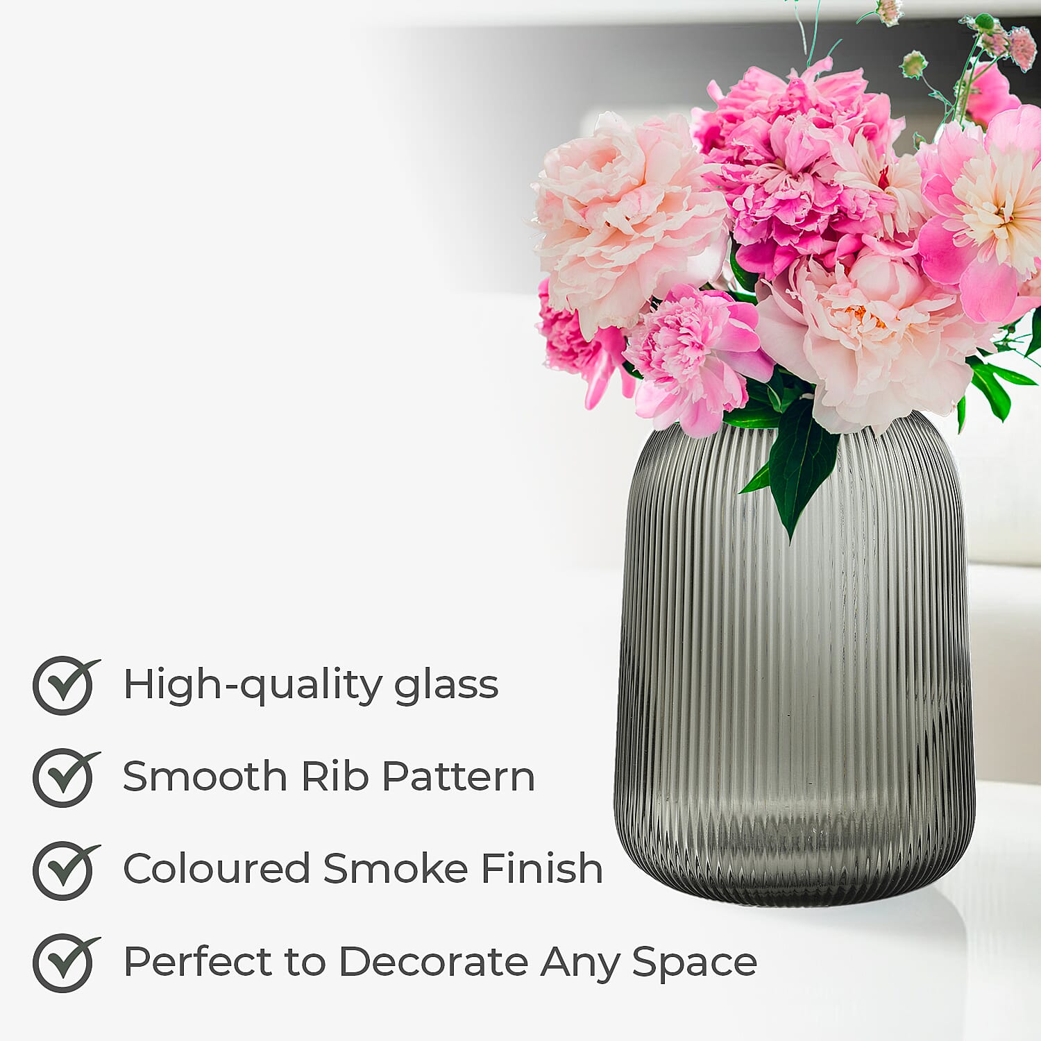 Vase (Size 1x15x20 cm) - Green