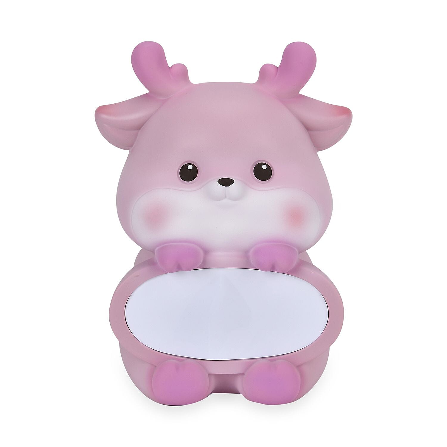 Money Bank Pink Reindeer with White Board