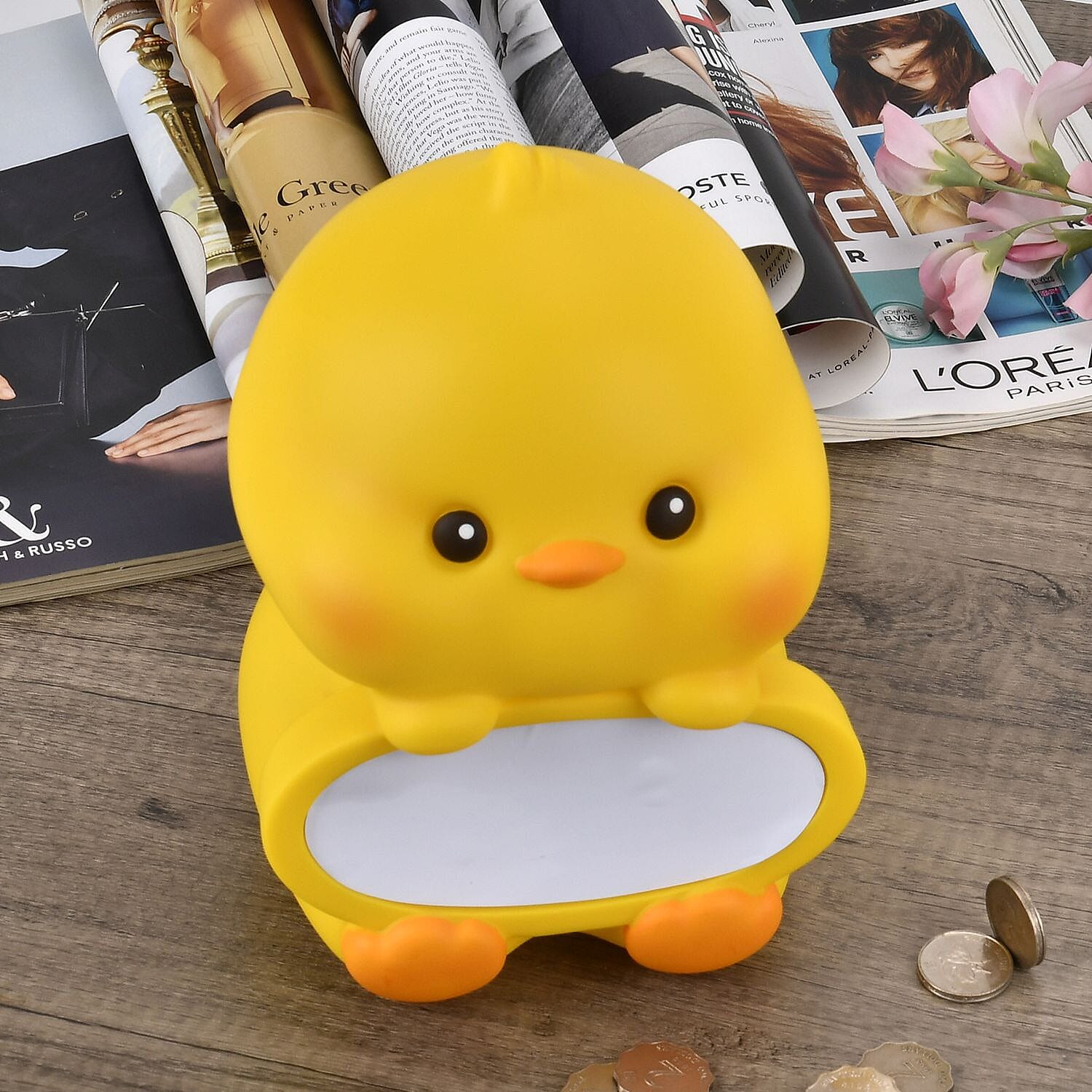 Money Bank Yellow Duck Holding whiteboard