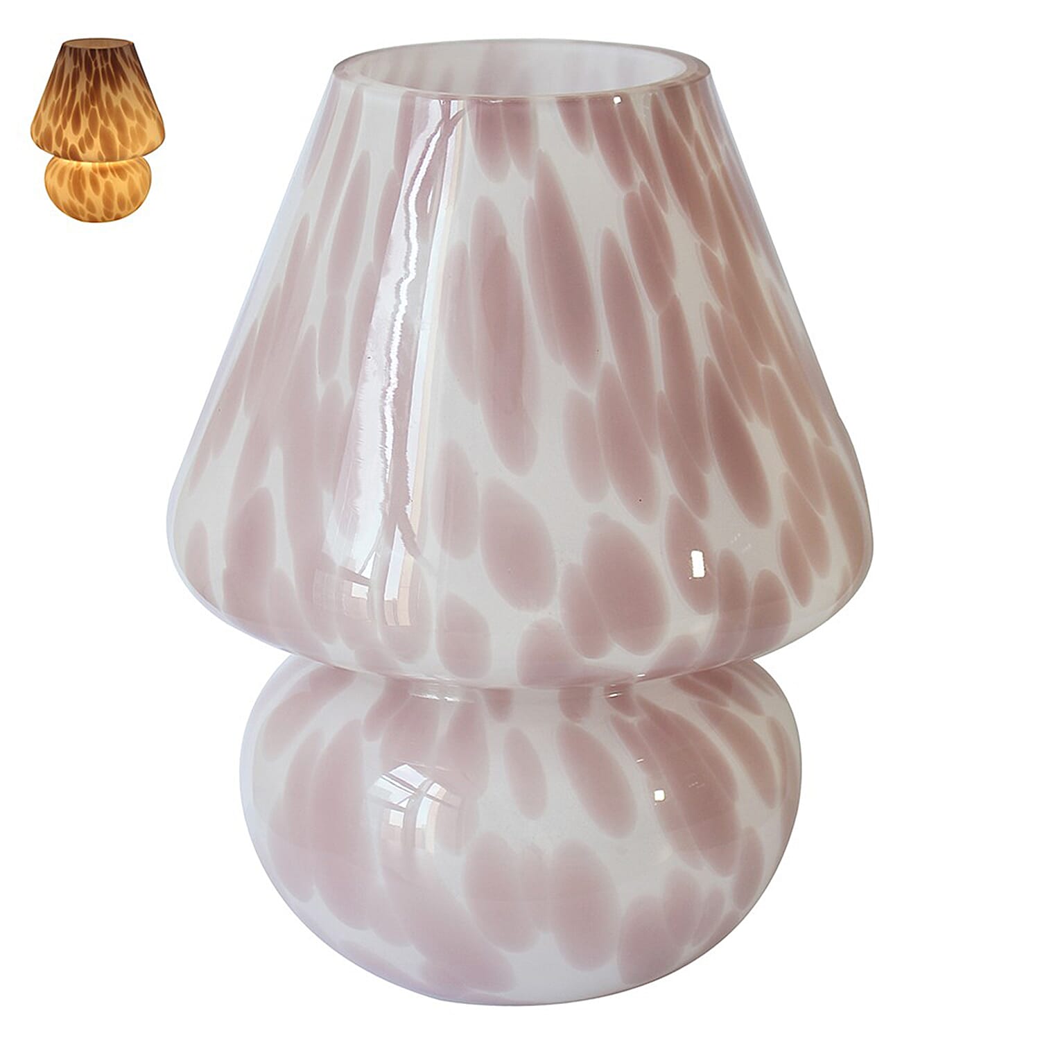 Mia Casa LED Lamp (Size 19x15x15 cm) - Pink