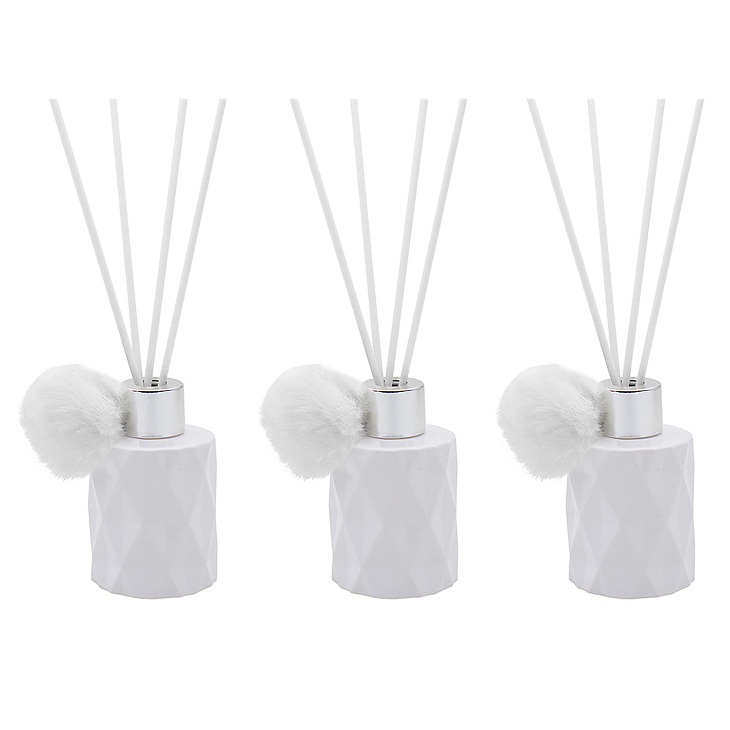 Set of 3 - Desire Reed Diffusers - White