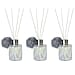 Set of 3 - Desire Reed Diffusers Lime, Basil and Mandarin - Green