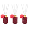 Set of 3 - Desire Reed Diffusers Velvet Rose and Oud - Pink