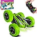 4WD High-Speed Rechargeable Remote Control Stunt Car Toy with Remote - Green