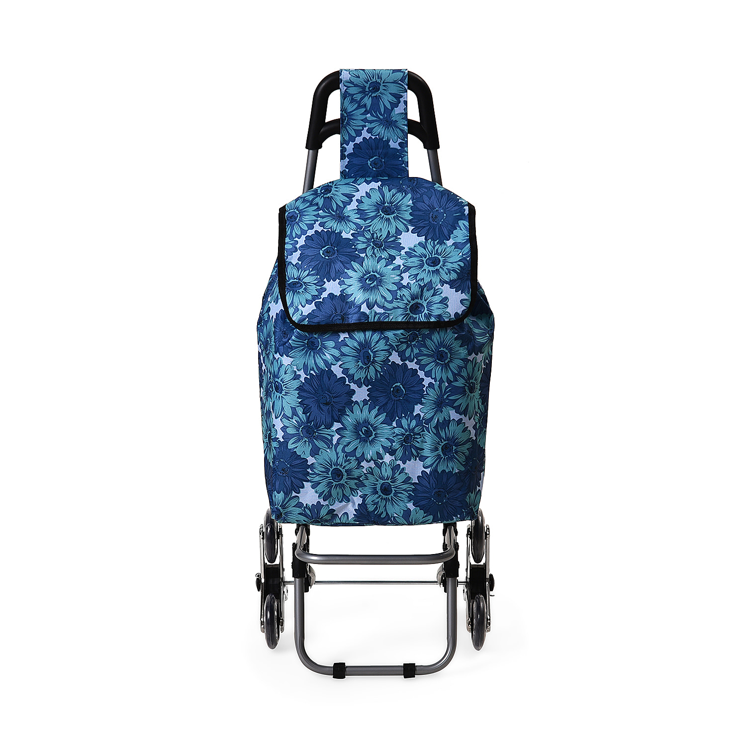 Oxford-Cloth-Patterned-Shopping-Trolley-Size-92x38x28-cm-Blue-Blue
