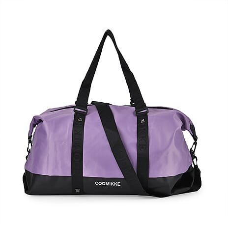 Water Repellent Multipurpose Travel Duffle Bag - Lilac
