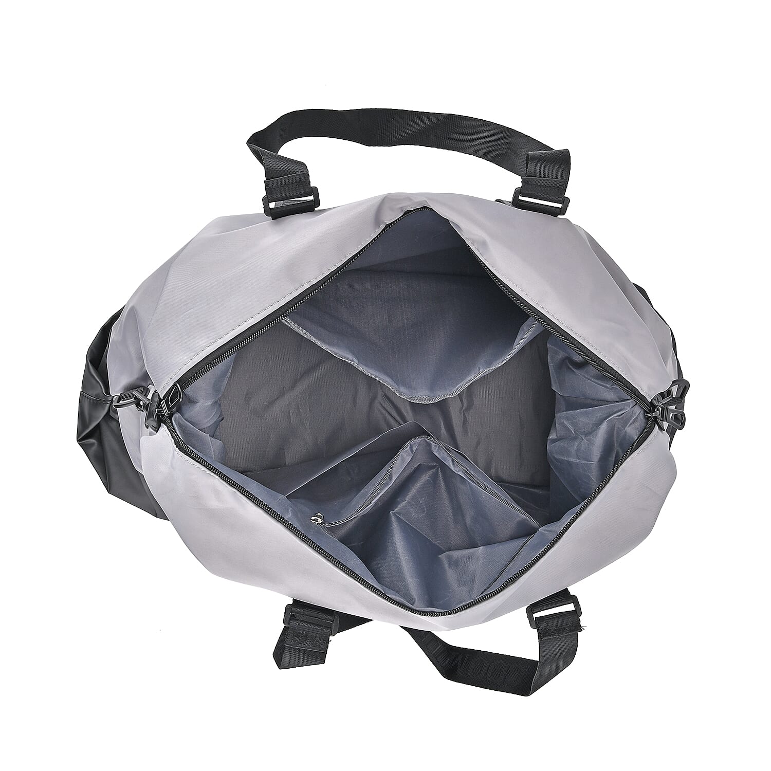 Water Repellent Multipurpose Travel Duffle Bag - Grey