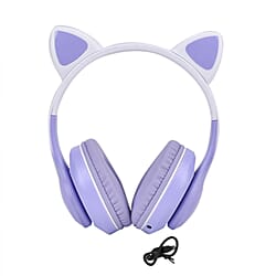 On-Ear and Over-Ear Headphone (Size 16x8 cm) - Pink & Pink