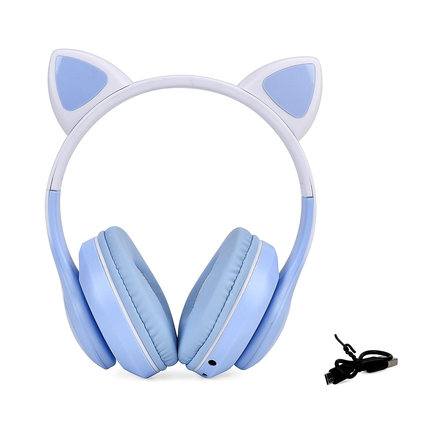 On-Ear and Over-Ear Headphone (Size 16x8 cm) - Blue & Pink