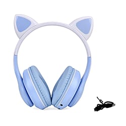 On-Ear and Over-Ear Headphone (Size 16x8 cm) - Pink & Pink
