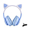 On-Ear and Over-Ear Headphone (Size 16x8 cm) - Blue & Pink