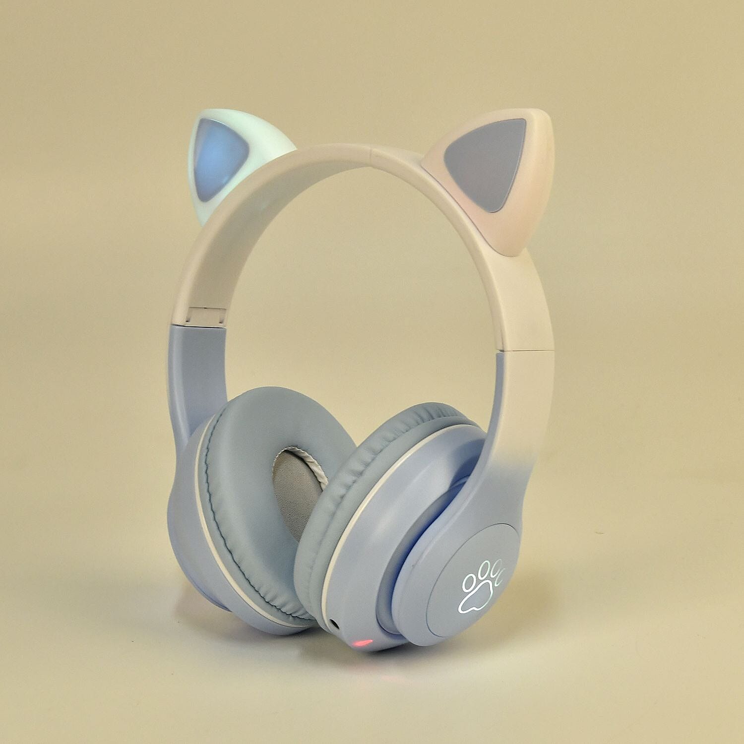 On-Ear and Over-Ear Headphone (Size 16x8 cm) - Blue & Pink