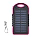 Energy Efficient Solar Charger 5000 mAH Power Bank with charging Cable included- Black & Black