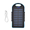 Energy Efficient Solar Charger 5000 mAH Power Bank with charging Cable included - Yellow & Black