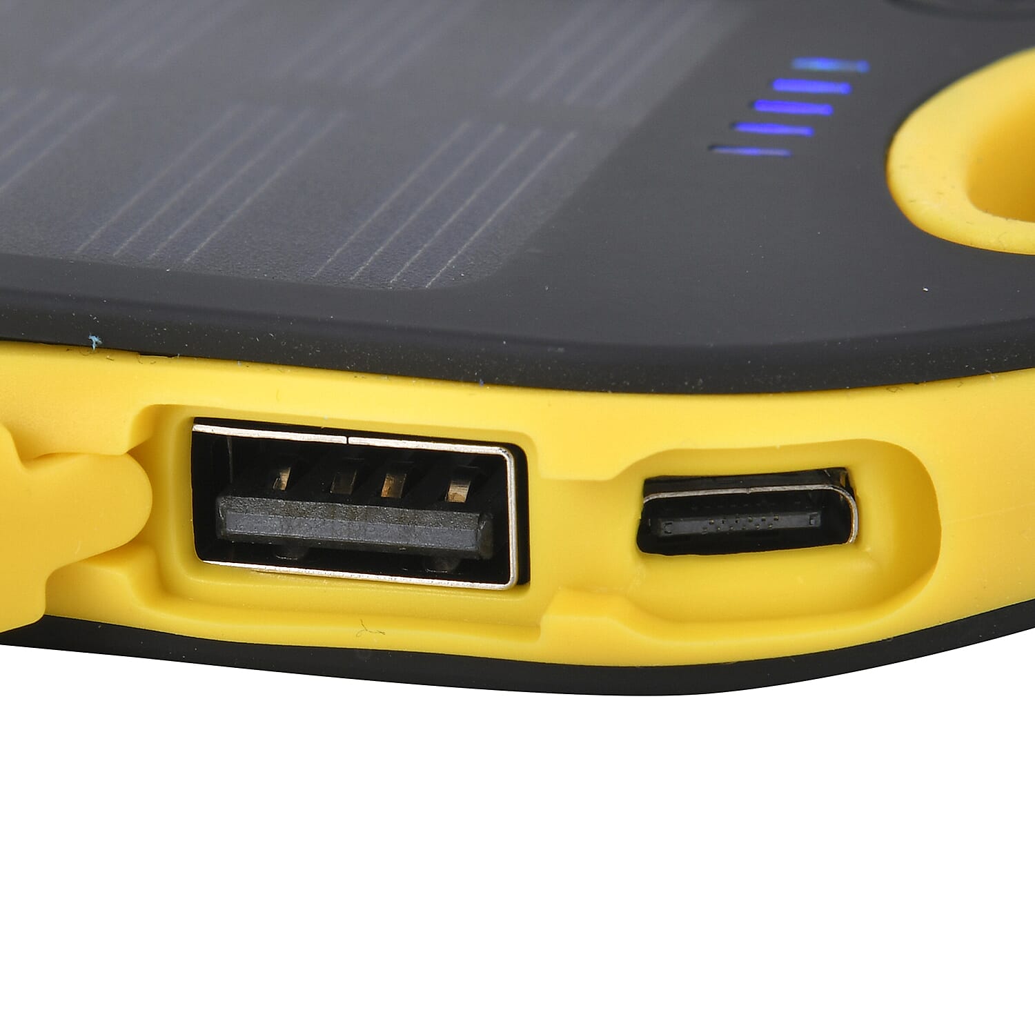 Energy Efficient Charger 5000 mAH Power Bank with charging Cable included - Yellow & Black