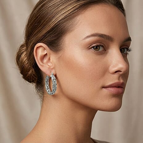 Byzantine Hoop Earring with Clasp