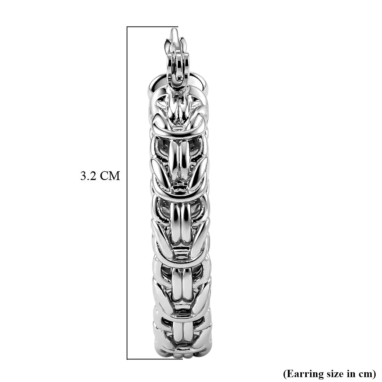 Hoop Earring with Clasp