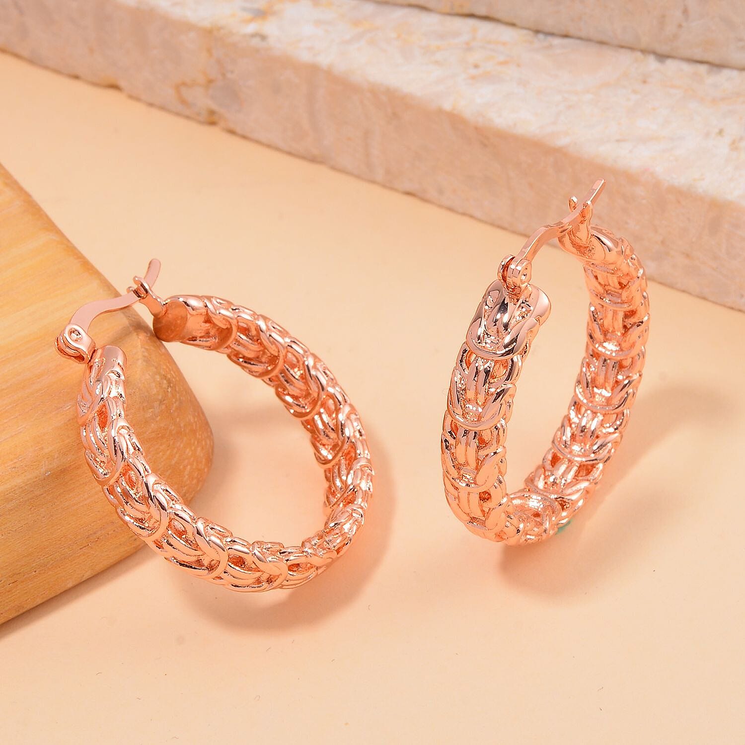 Byzantine Hoop Earring with Clasp