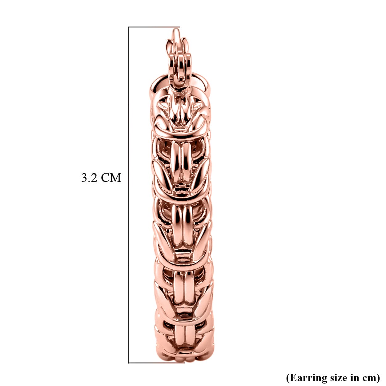 Byzantine Hoop Earring with Clasp