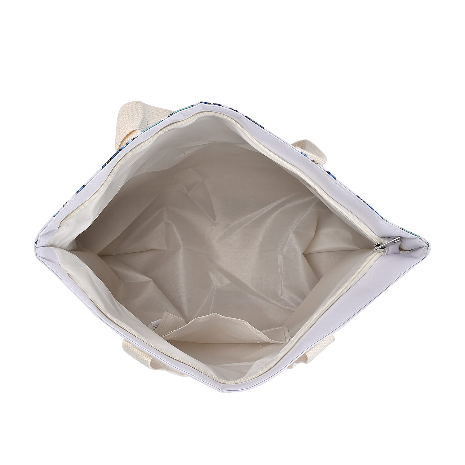 Set of 2 Sea Gull Pattern Tote Bag with Handle Drop - Red & Blue