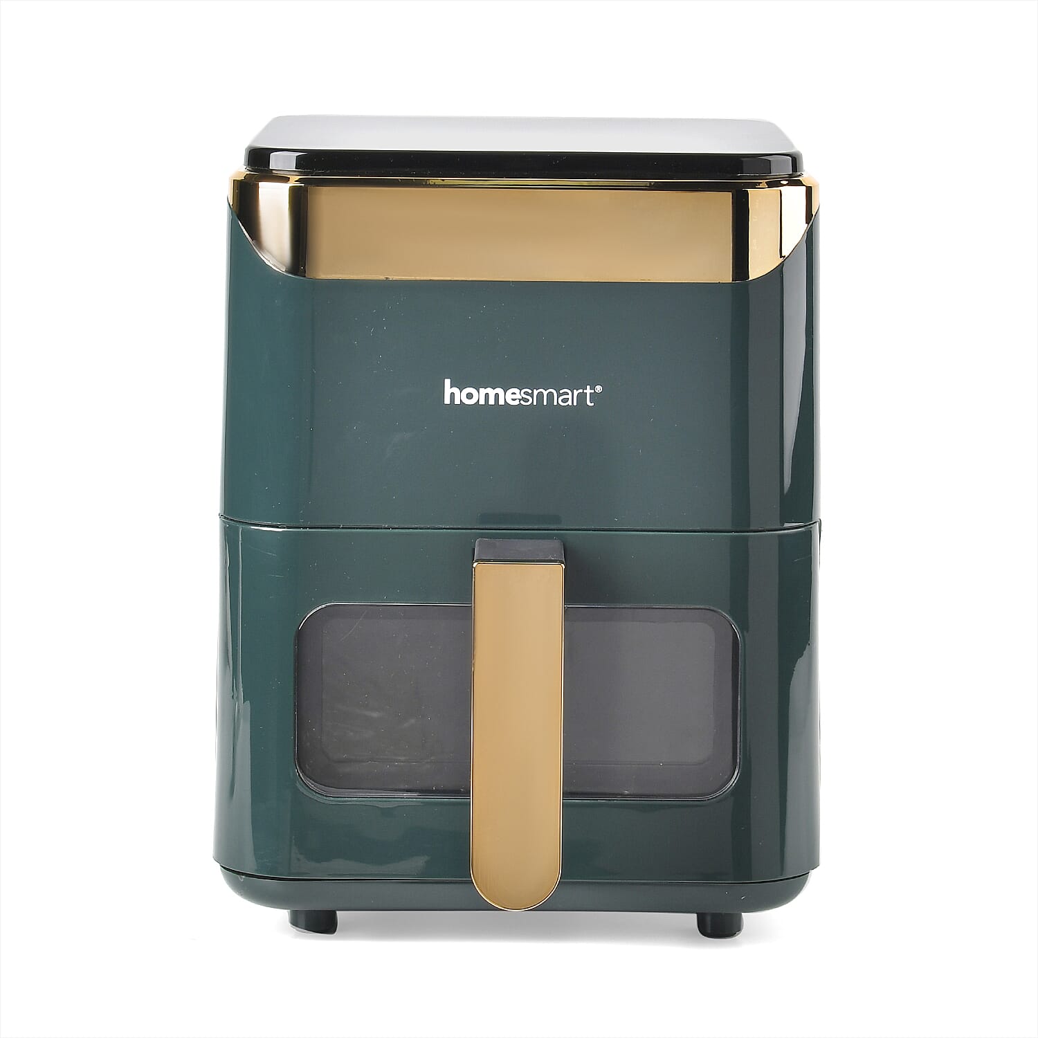 LIQUIDATION DEAL - Homesmart 3.5L Digital Air Fryer - Crisp, Roast, Bake - With Less Oil - 10 Menu Options - Green & Gold