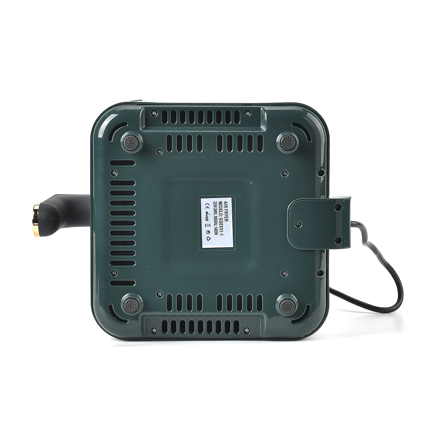 LIQUIDATION DEAL - Homesmart 3.5L Digital Air Fryer - Crisp, Roast, Bake - With Less Oil - 10 Menu Options - Green & Gold