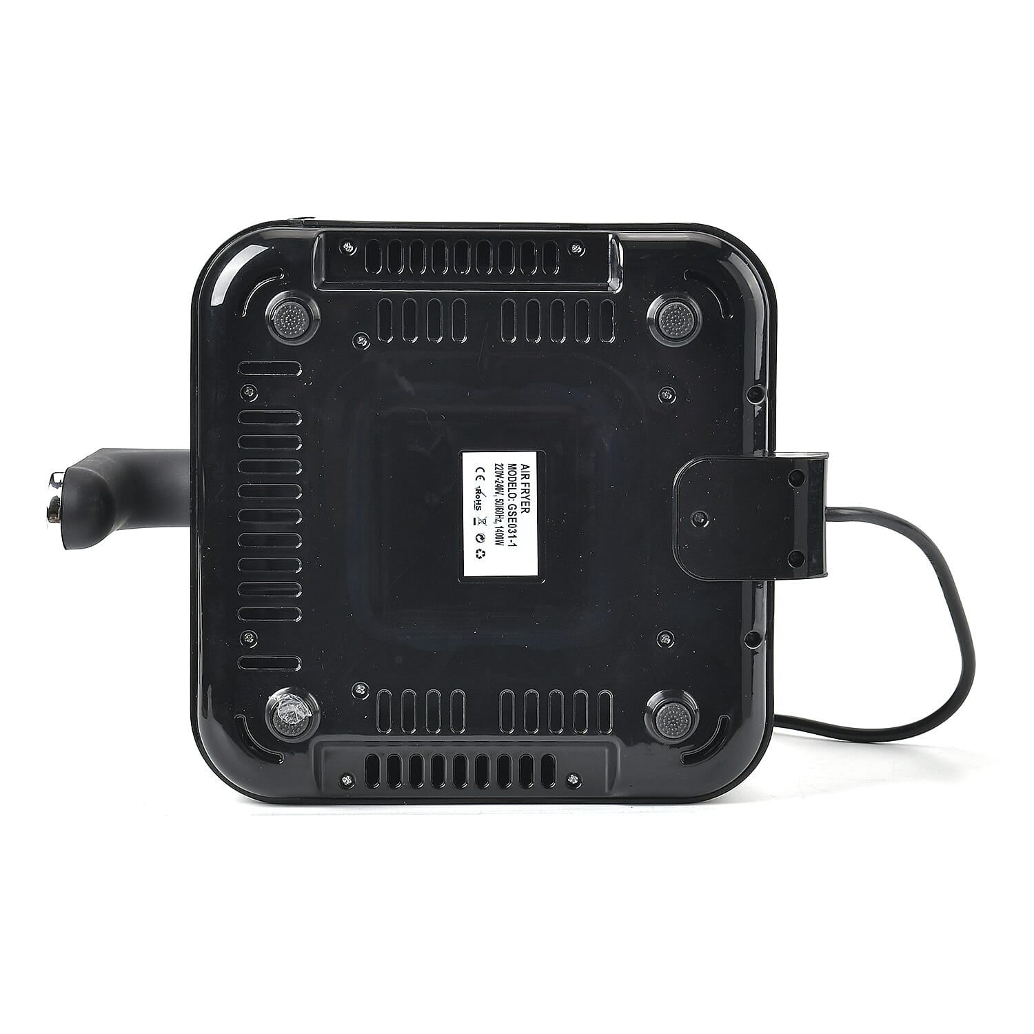 LIQUIDATION DEAL - Homesmart 3.5L Digital Air Fryer - Crisp, Roast, Bake - With Less Oil - 10 Menu Options- Black & Gold