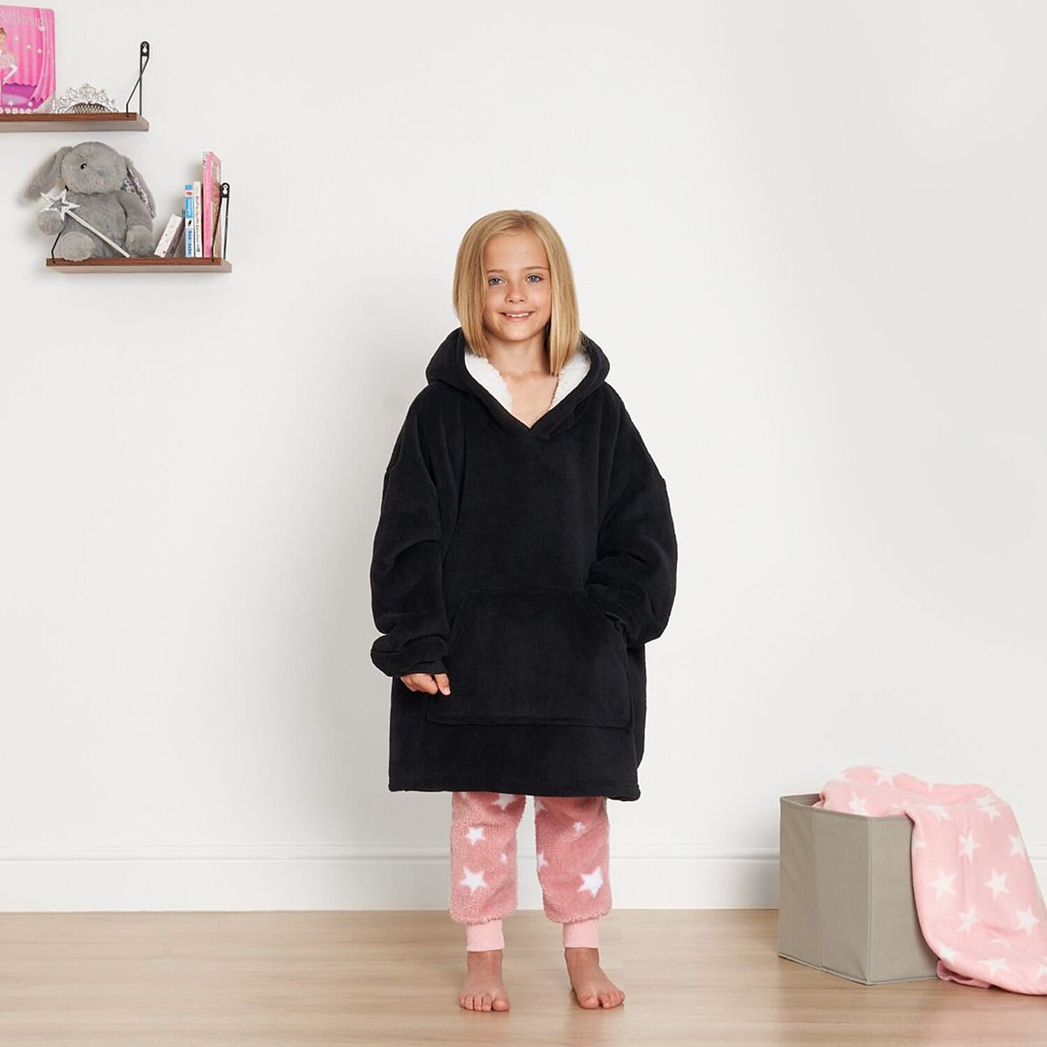 Woven Cardigan and Sweater-Jumper - Black