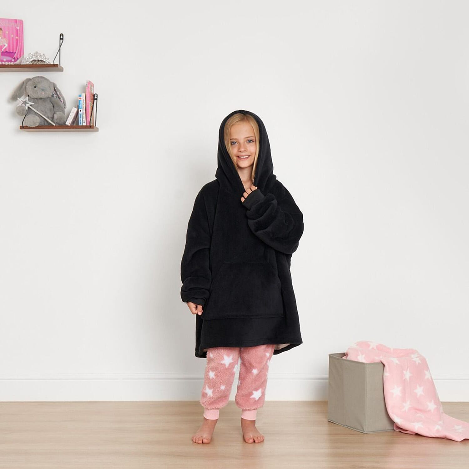 Woven Cardigan and Sweater-Jumper - Black