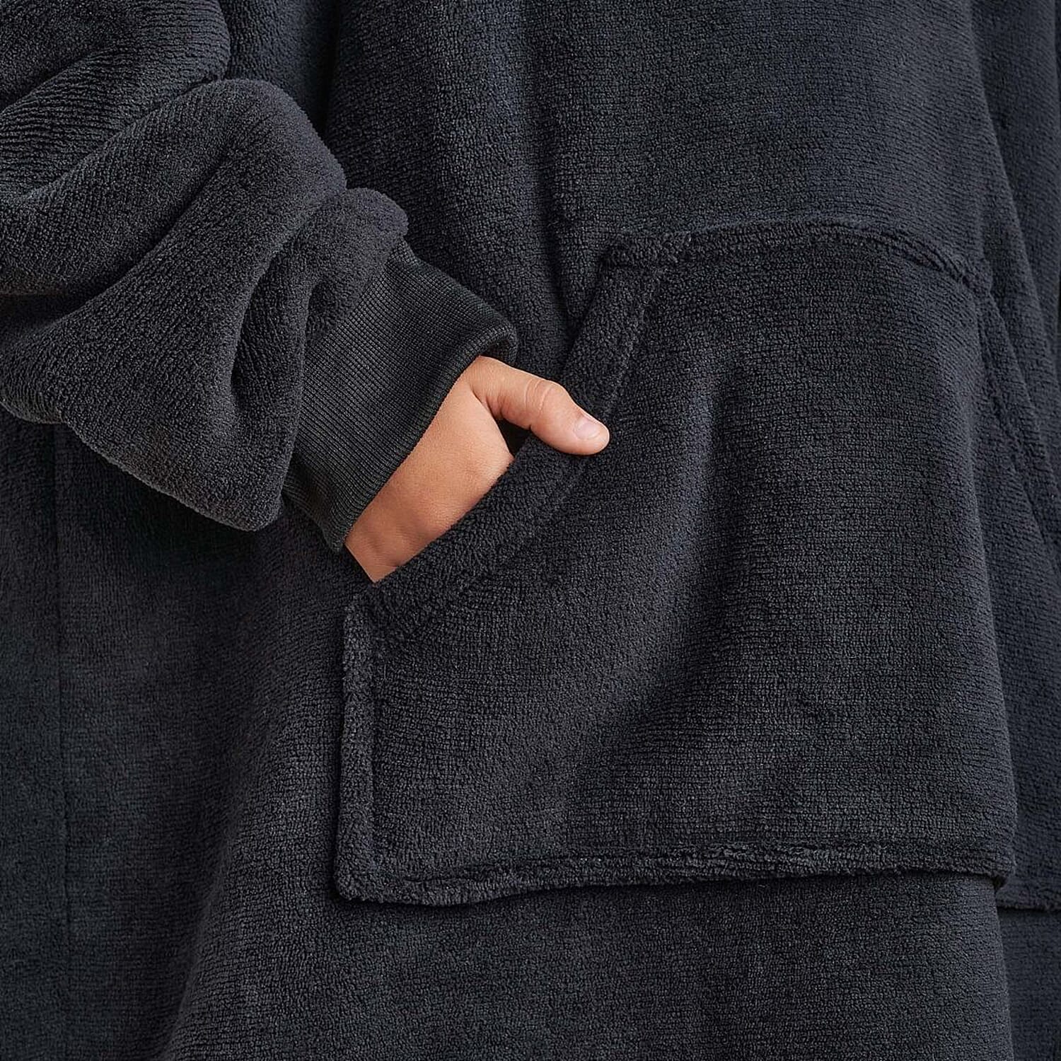 Woven Cardigan and Sweater-Jumper - Black