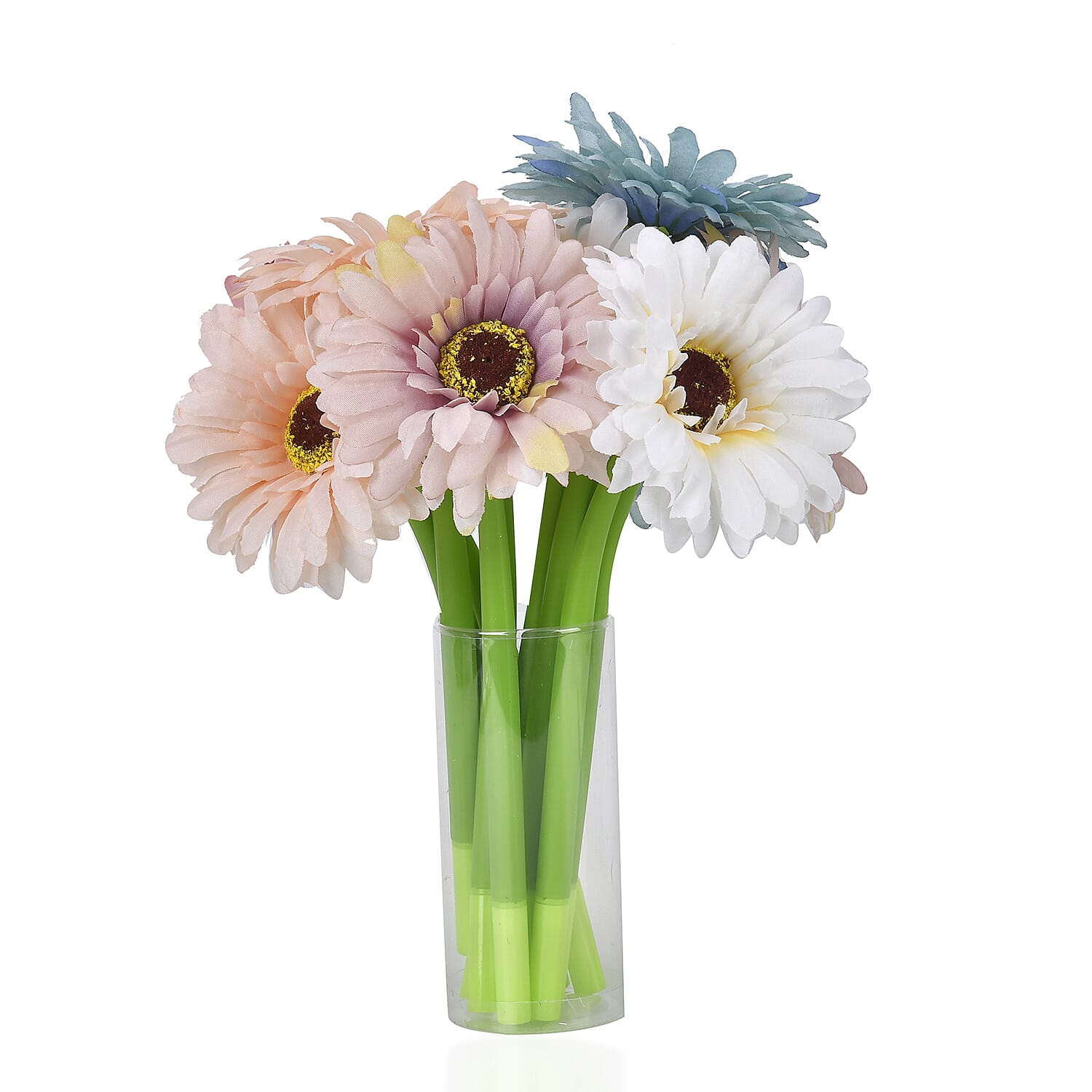 Set of 10 Creative Artificial Flowers Ballpoint Pen - Three Large Sunflower