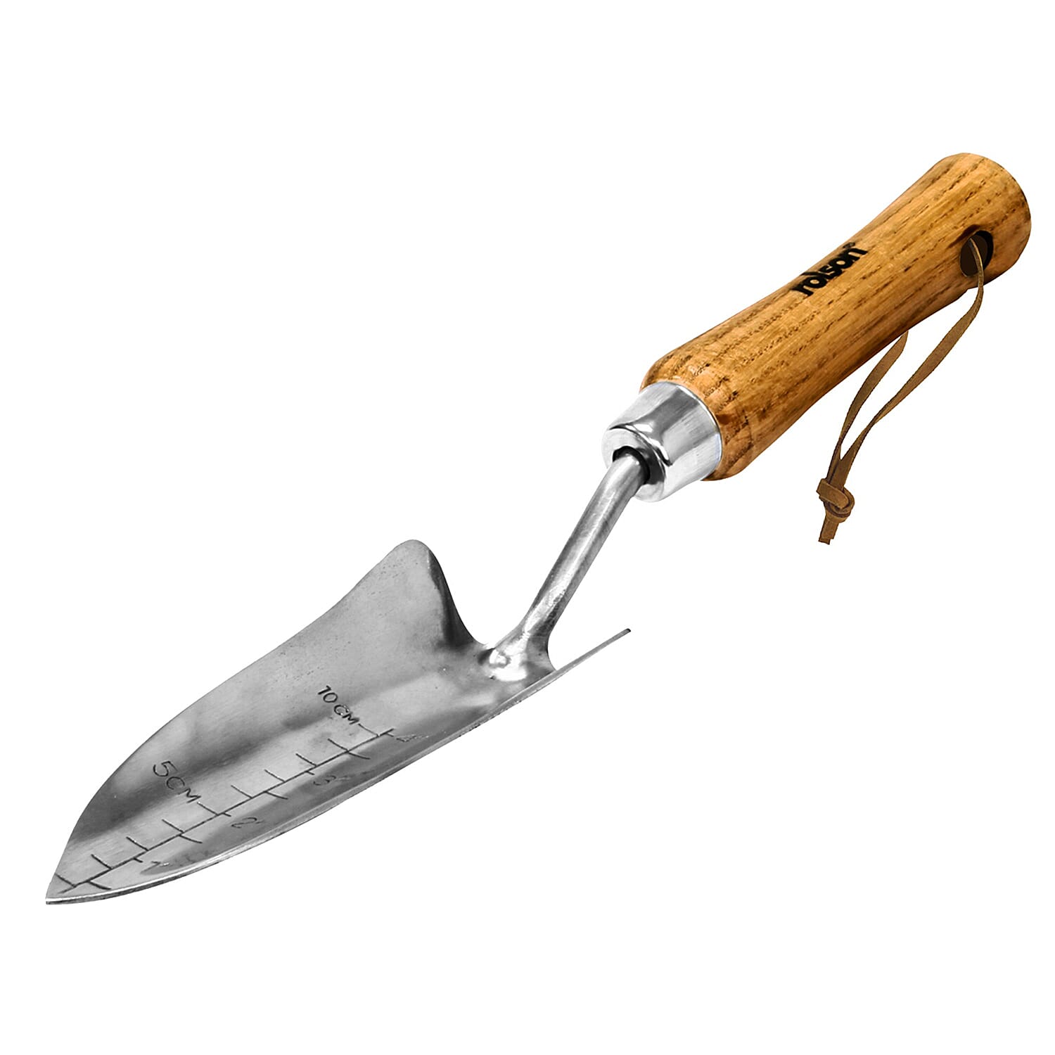 Rolson 3 Piece Stainless Steel Garden Tool Set With Ash Handle Cdu, Stainless Steel Hand Fork, Stainless Steel Transplanter