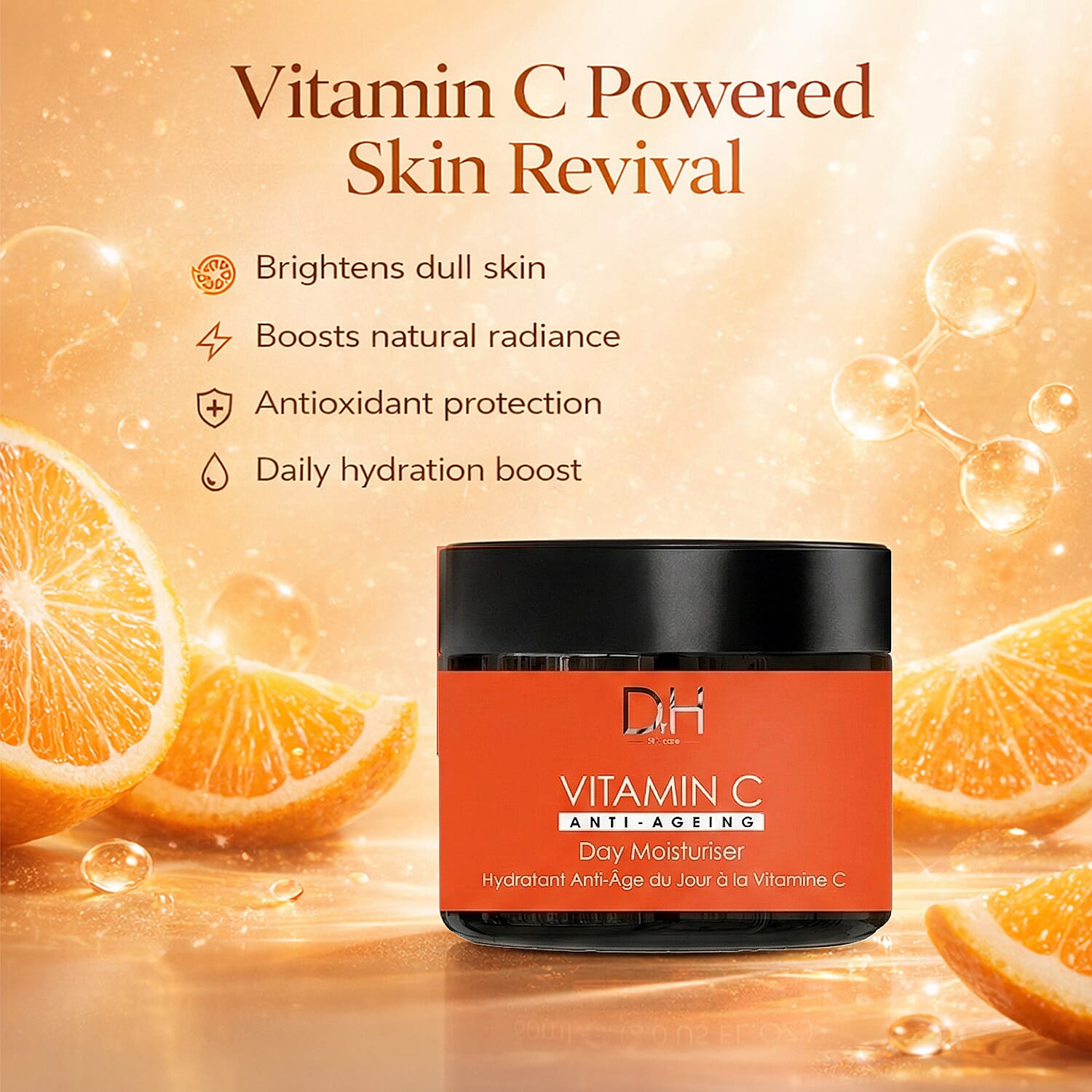 Dr H Vitamin C Anti-Ageing Day Moisturiser - 60ml