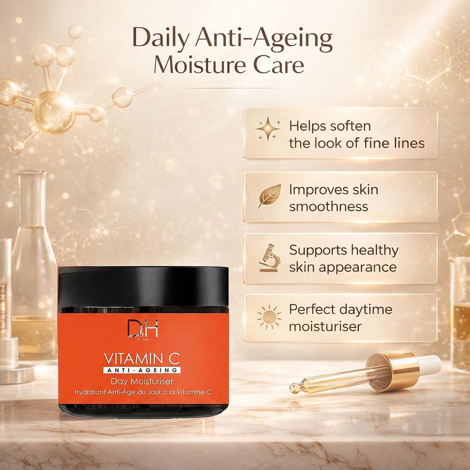 Dr H Vitamin C Anti-Ageing Day Moisturiser - 60ml