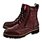 LOTUS - Dark Red Leather Braxton Ankle Boots - Dark Red