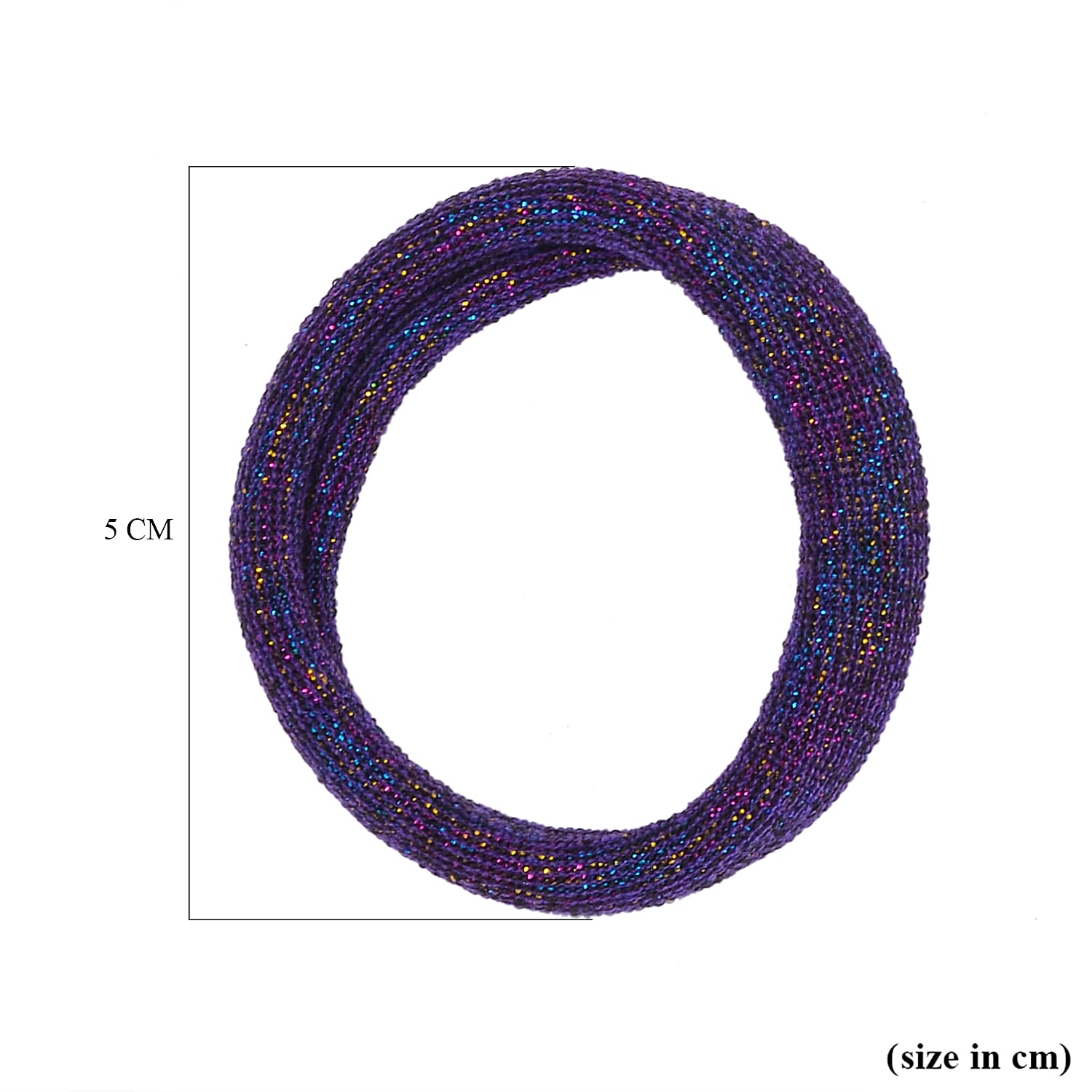 Set of 100 Cotton Hair Band - Multi