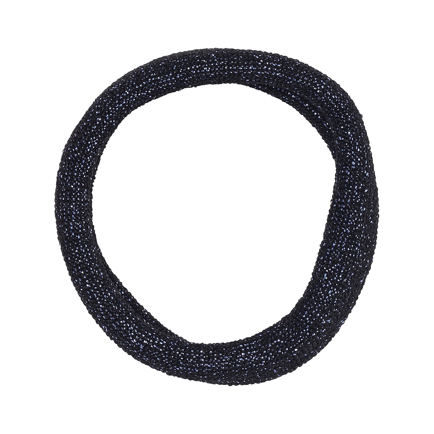 Set of 100 Hair Cotton Bands - Black