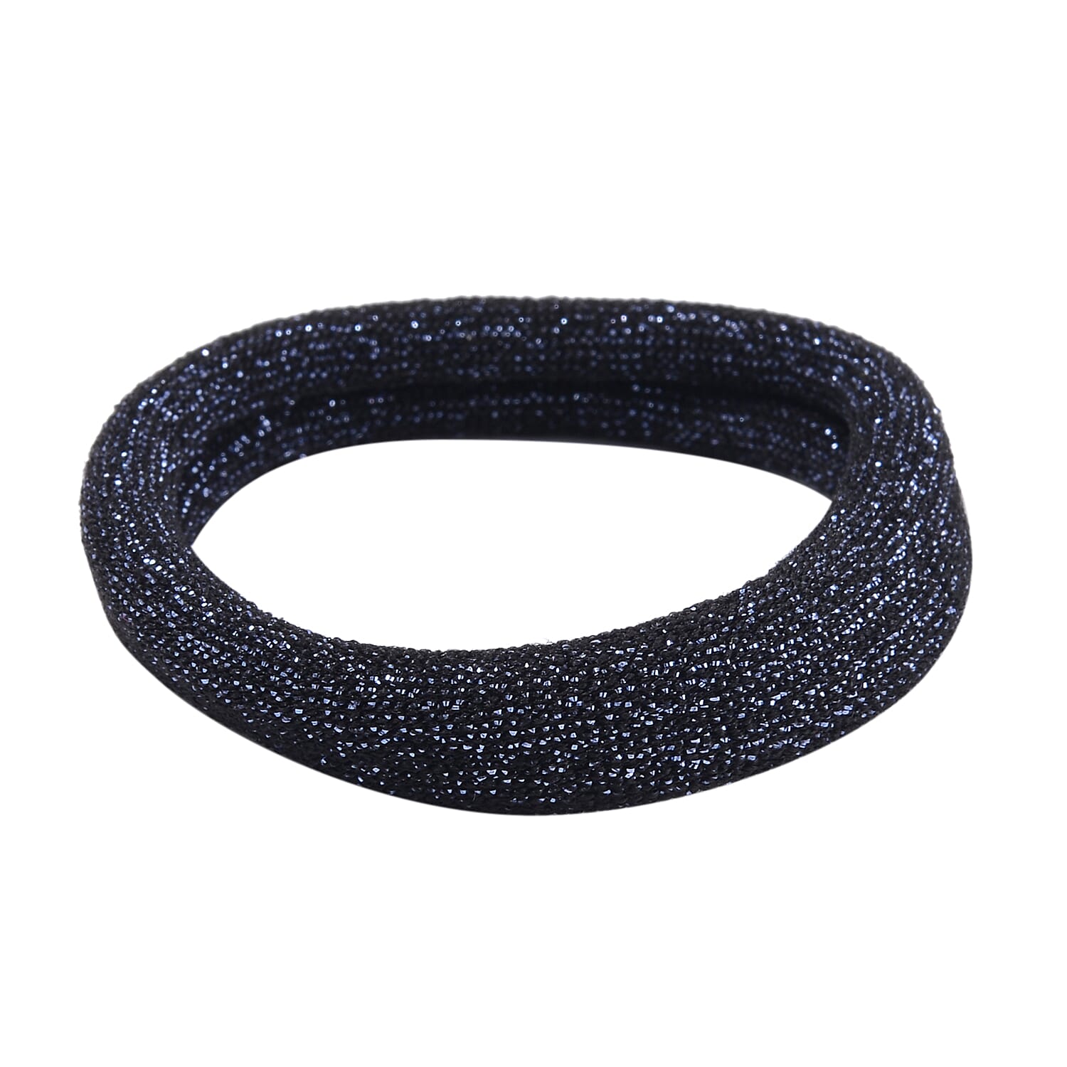 Set of 100 Hair Cotton Bands - Black