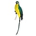 Realistic Parrot Figurine (Size 35cm) - Yellow