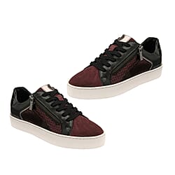 Lotus Leather Casual Zip-Up Women's Trainers