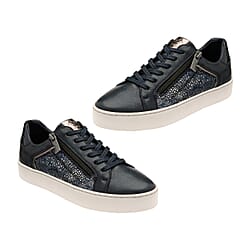 Lotus Leather Casual Zip-Up Women's Trainers