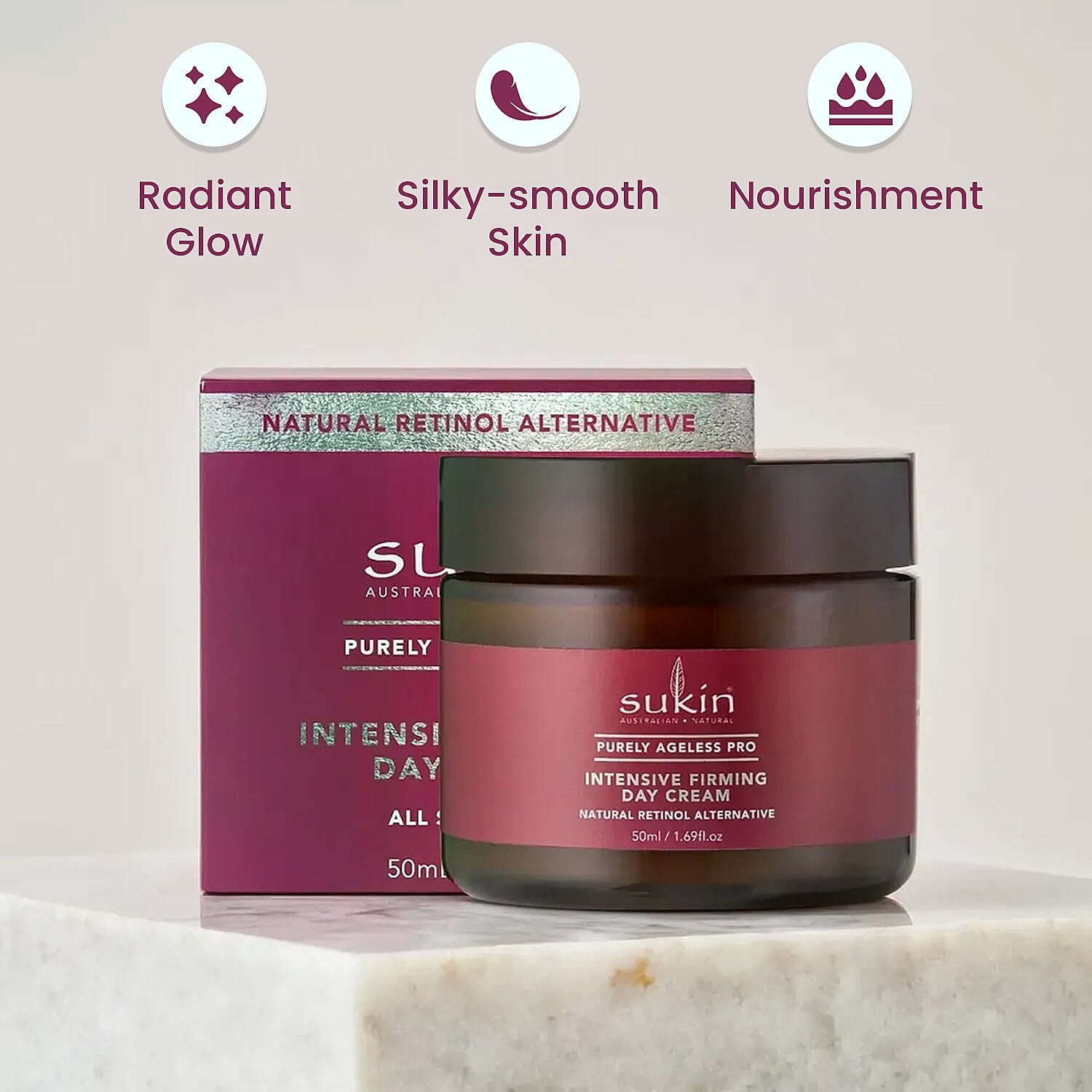Sukin- Purely Ageless PRO Intensive Firming Day Cream 50ml Jar Sukin- Purely Ageless PRO Intensive Firming Day Cream 50ml Jar